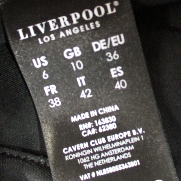 Liverpool Pants Women's 6 Black Camo Satin Crop Utility Ankle Joggers - Picture 7 of 9